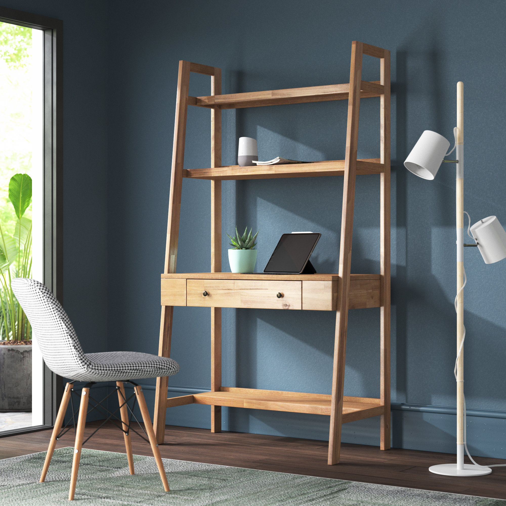 Mercury Row Castelli Leaning Ladder desk Reviews Wayfair